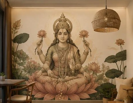Gods and spiritual mural