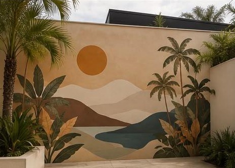 Nature inspired mural