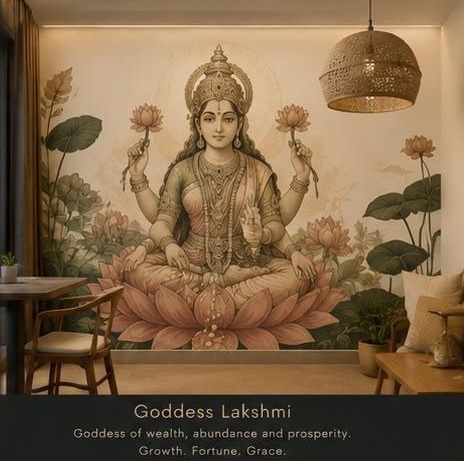 Goddess Lakshmi mural